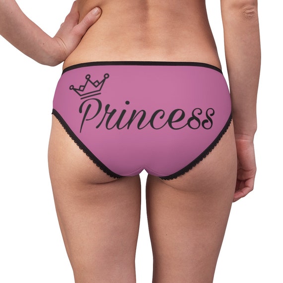 Women's Disney Panties Underwear Ariel The Little Mermaid Black Pink 2 pairs