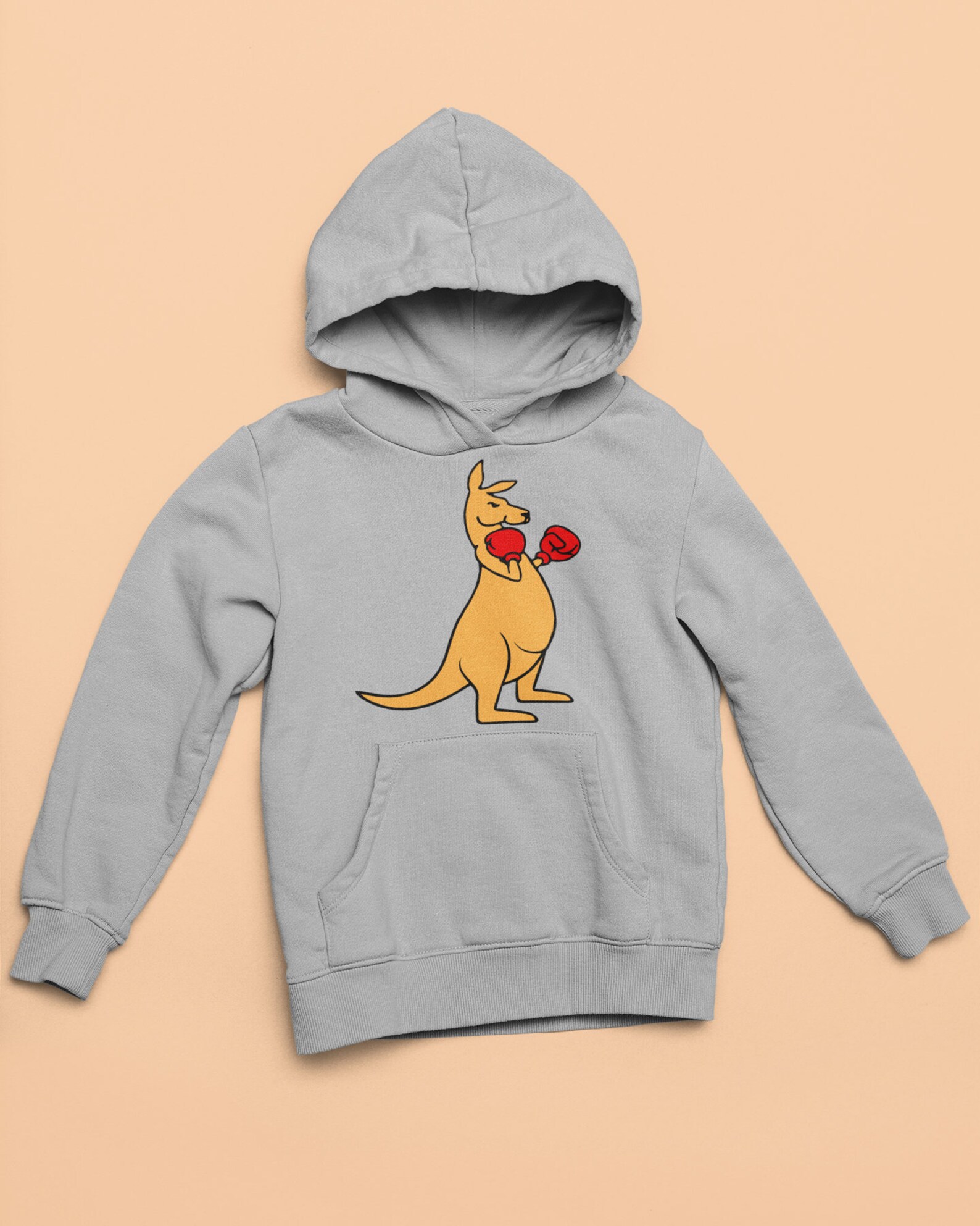Boksen Kangaroo Hoodie Animal Hoodie Grappig cadeau Etsy
