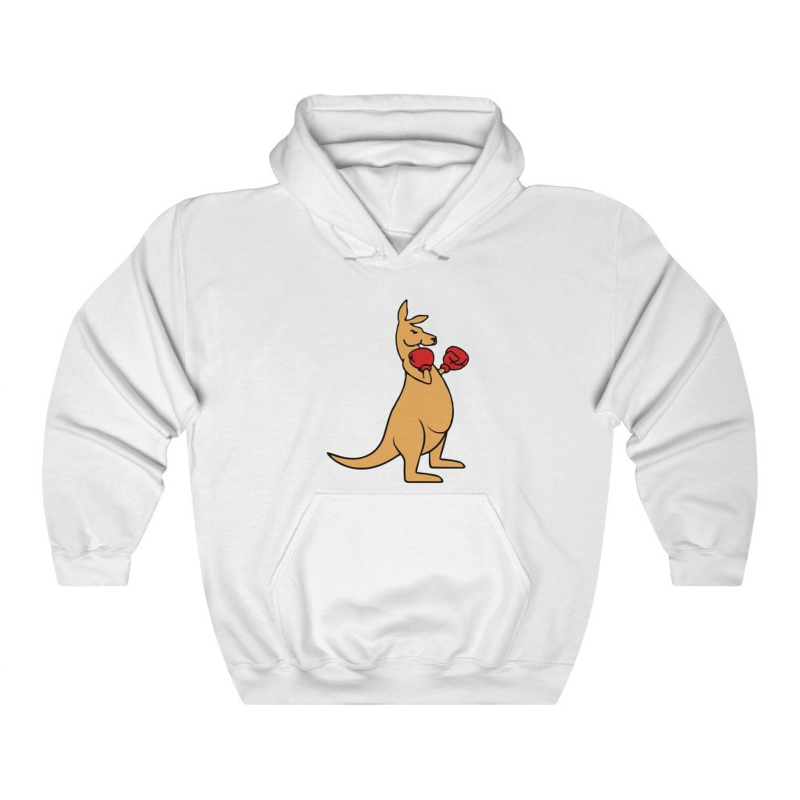 Boksen Kangaroo Hoodie Animal Hoodie Grappig cadeau Etsy