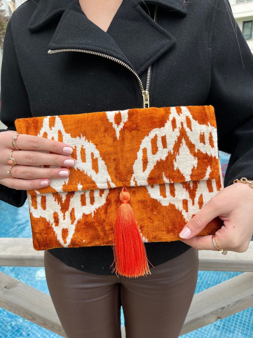 Ikat Clutch Bag, Clutch Bag, Evening Bag, Ikat Bag, Mini Bag, Ikat ...