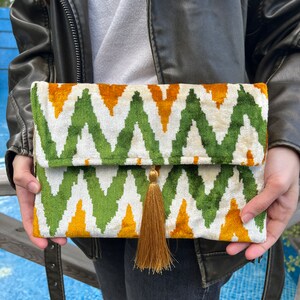 Ikat Clutch Bag, Clutch Bag, Evening Bag, Ikat Bag, Mini Bag, Ikat ...