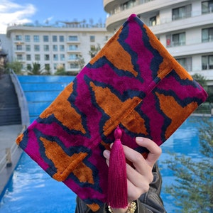 Ikat Clutch Bag, Clutch Bag, Evening Bag, Ikat Bag, Mini Bag, Ikat ...