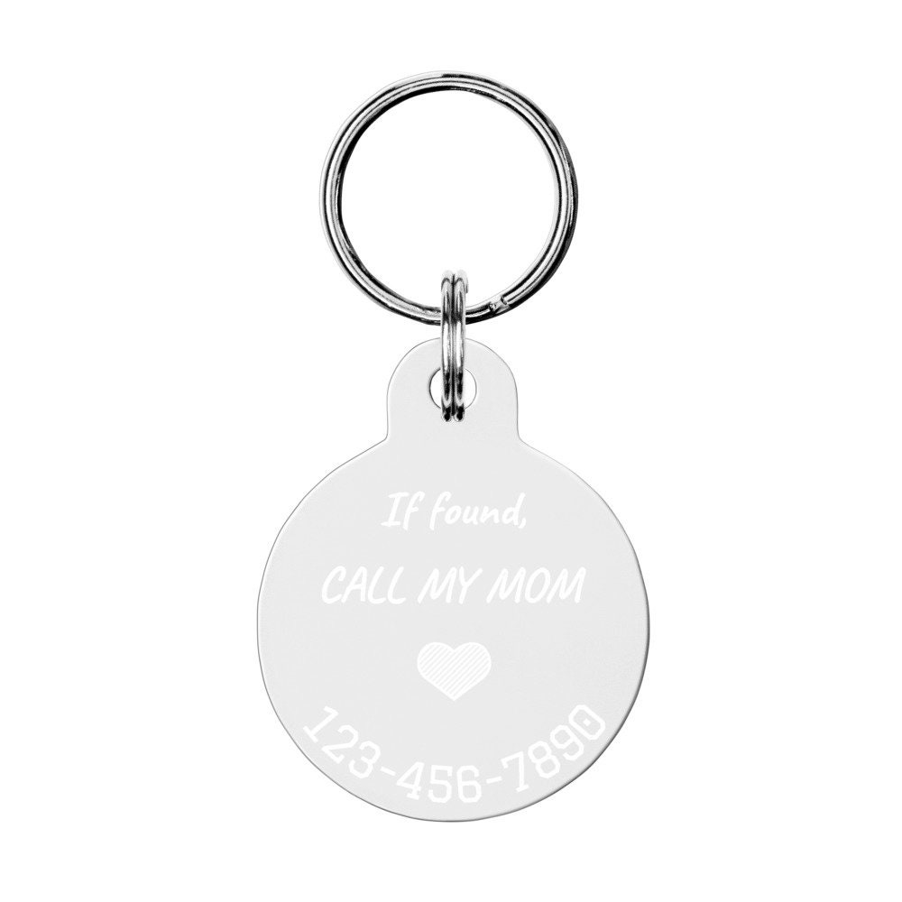 Personalized Cat ID Tag Engraved Pet ID Tag Cat Lover Gift Etsy