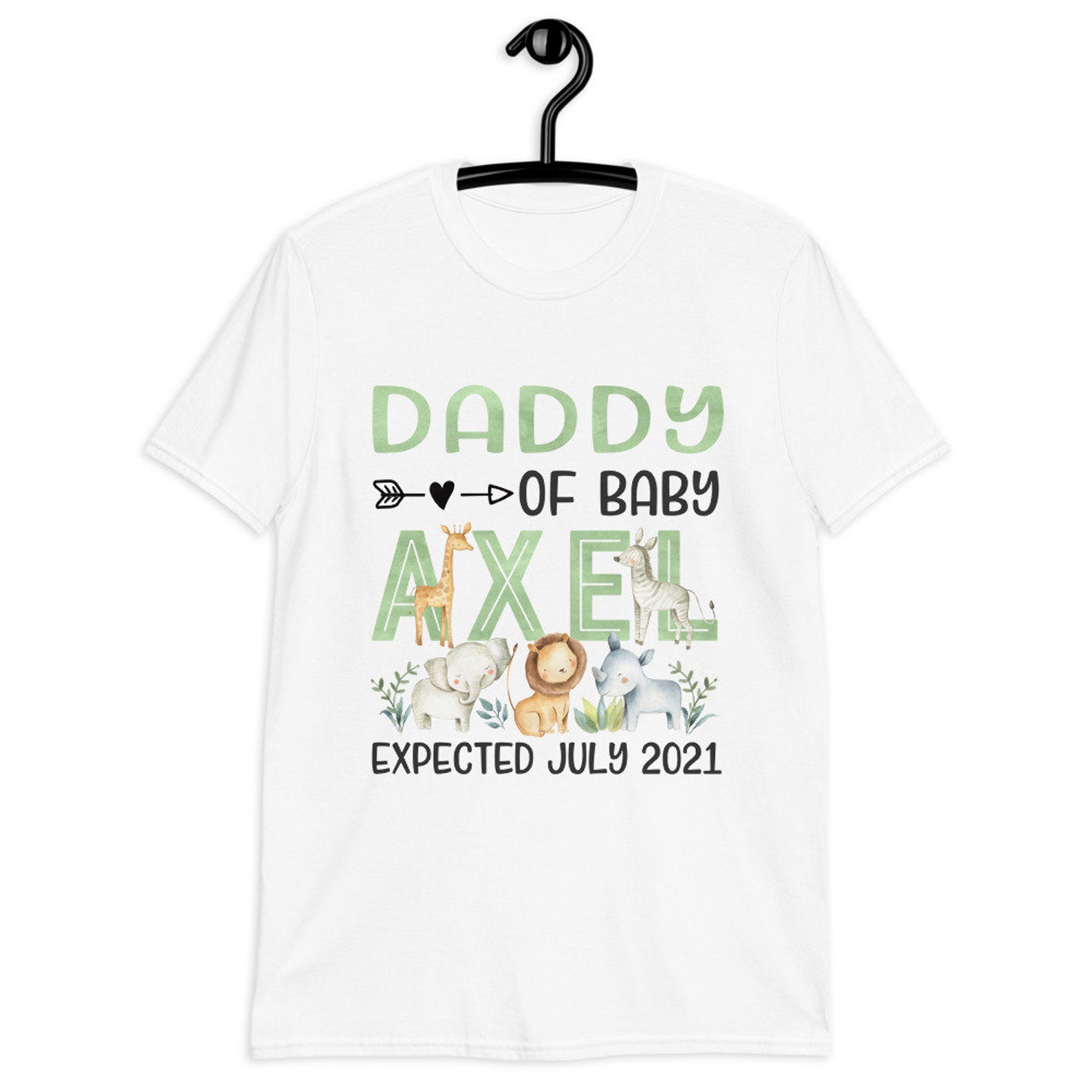 Baby Shower Tshirts Daddy of Baby Safari Baby Shower Boy Etsy