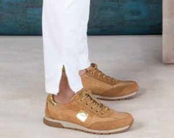 Scarpe casual in sughero Berlin - Sneakers da donna fatte a mano in Portogallo