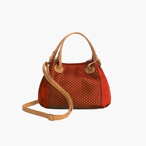 Vegane Kork Schulter & Crossbody Bag | Handarbeit aus Portugal | Top-Qualitäts-Kork - Größe Medium
