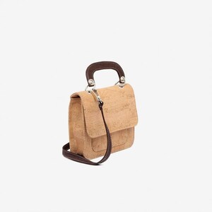 Bolso de corcho vegano / Bolso de mano y crossbody / Hecho a mano desde Portugal / Corcho de primera calidad