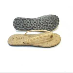 EXCLUSIVE FlipFlop Flip Flop Vegan Cork Hawaiian Taco - Handmade from Portugal - man woman kid - summer - beach - Footwear - Eco-friendly