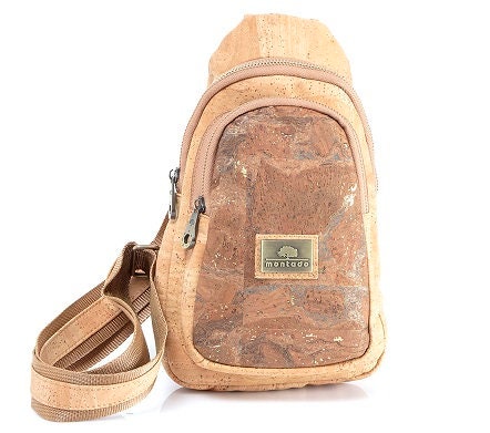Cork Cross Backpack - Vegan - Natural - Handmade in Portugal  display picture 2
