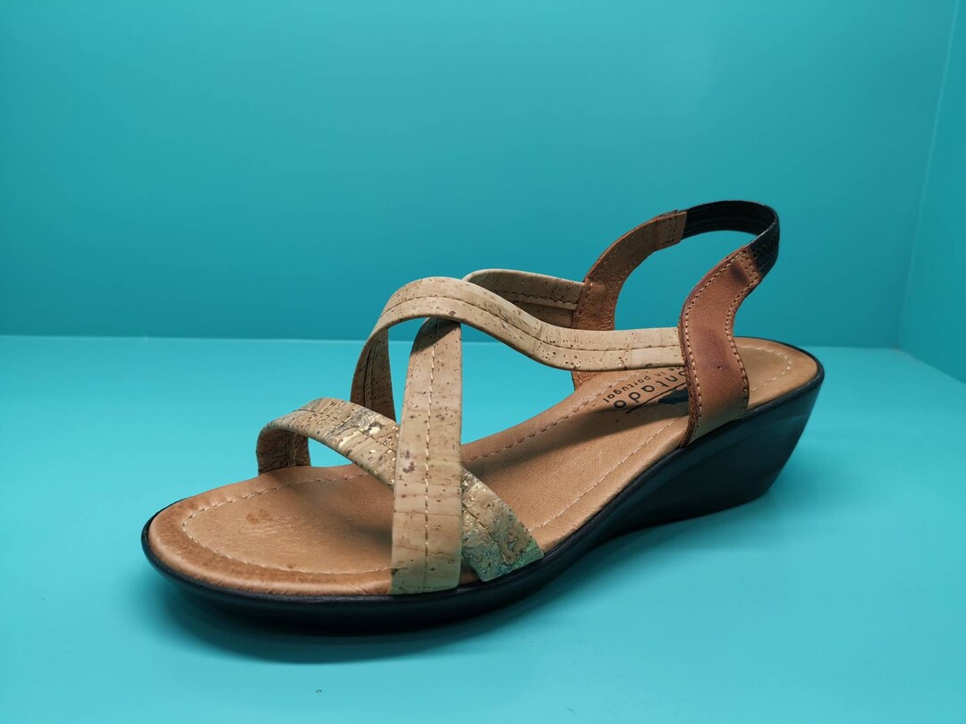 Cork Sandals Made in Portugal Woman Shoes Fashion Summer Etsy