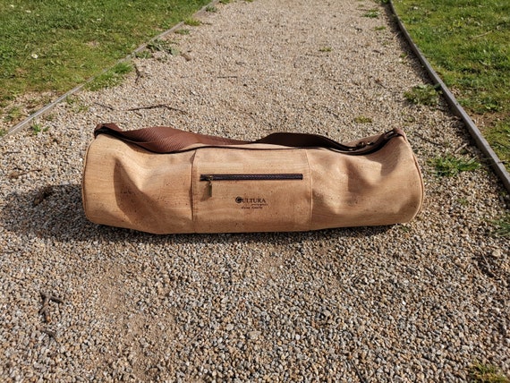 Eco Friendly Vegan Yoga Cork Mat. Meditation Relax Made in
