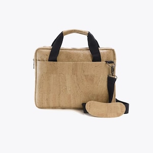 Artelusa Cork Laptop Bag / Vegano / Hecho a mano desde Portugal / Corcho de primera calidad