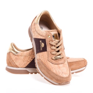 Casual Cork shoes Berlin Dark  - woman shoes - handmade in Portugal