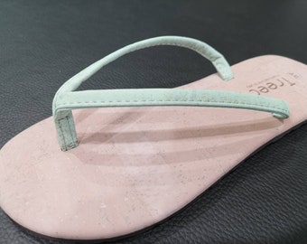 Vegan Eco Friendly Pink Cork Flip Flop - treec exclusive - Handmade from Portugal - woman shoes Footwear