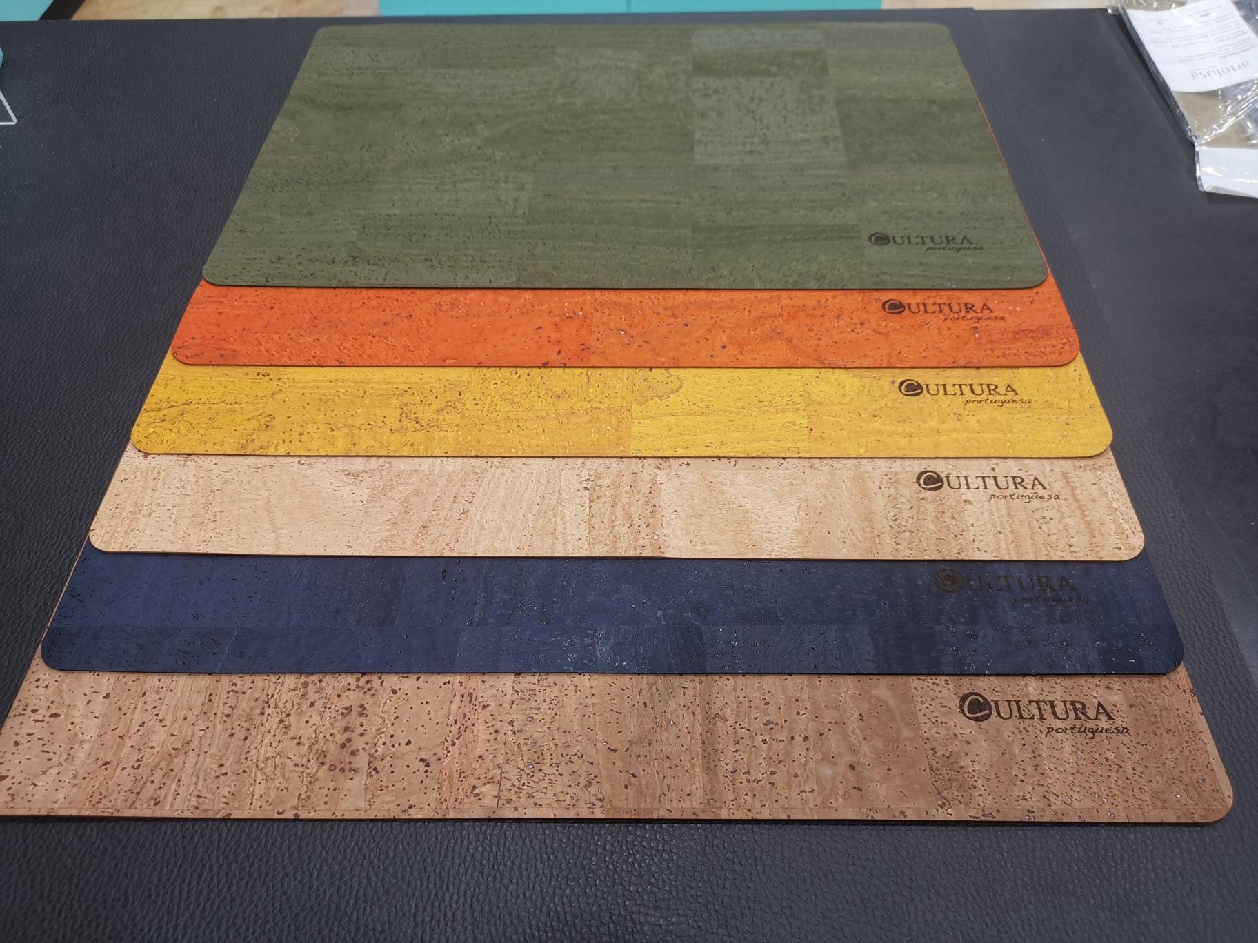 Vegan Cork Place Mats Cork Coasters Set True Cork Made in Etsy