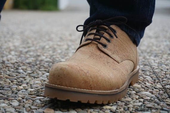 Cork Worker Wandelschoenen Vegan waterdichte schoenen voor - Etsy Nederland