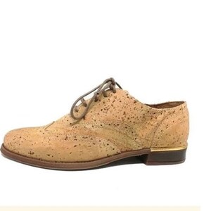 Vegan Oxford Shoes Woman, Cork Shoes Women, Classic Shoes, made in Portugal image 2