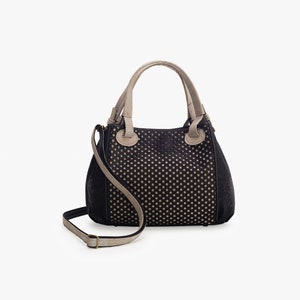 Vegane Kork Schulter & Crossbody Tasche | Handgefertigt aus Portugal | Top Qualität Kork - Größe Medium
