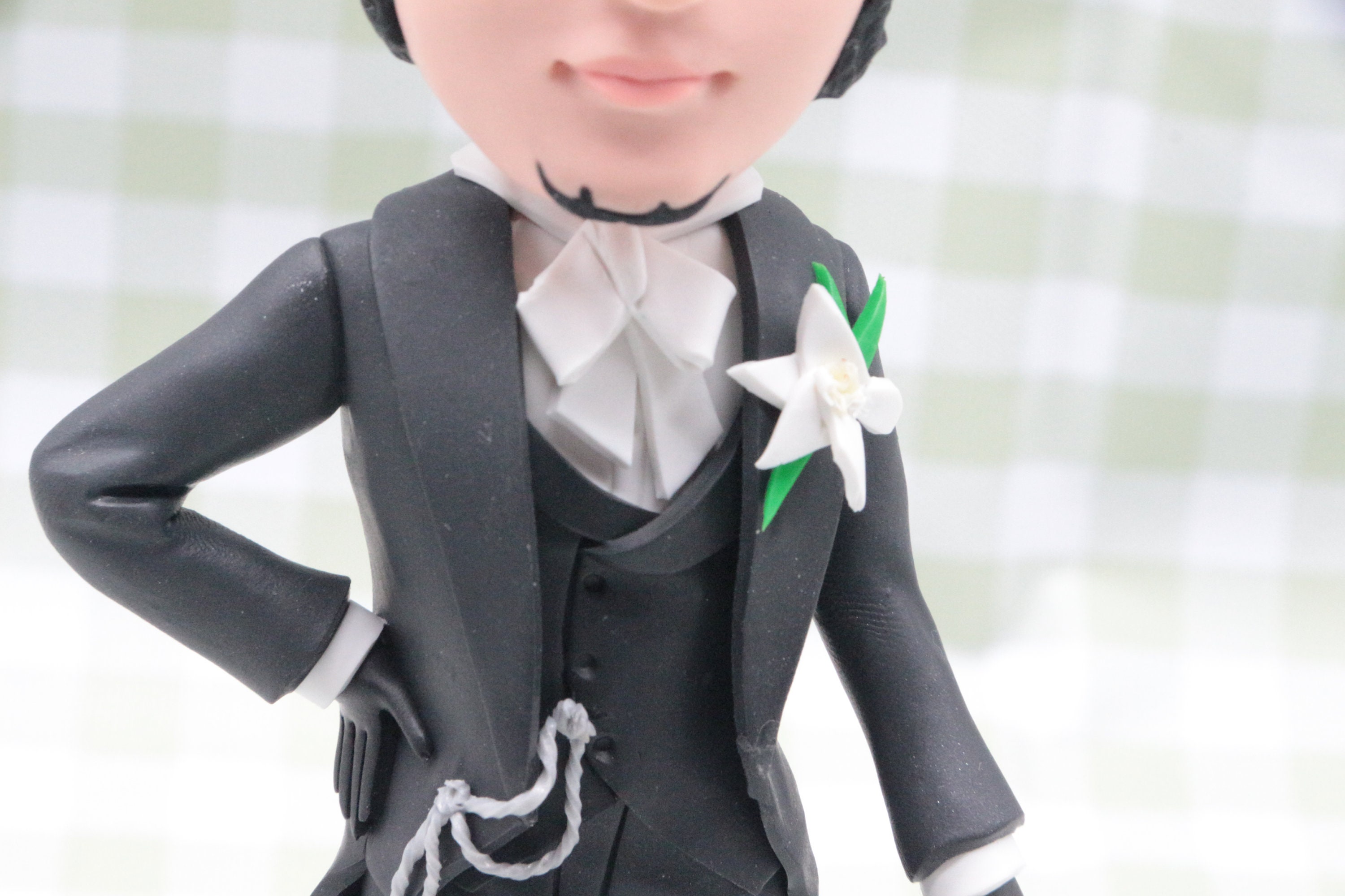 Funny Custom Bobblehead For Him Or Her Cat Shape Hand Made Etsy