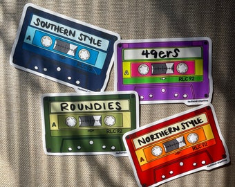 Cassette Tape Stickers | Native Song Categories | Northern Southern Roundies 49 Songs | Powwow Music