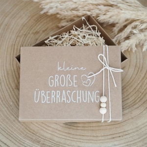 Geschenkbox für Geldgeschenke oder kleine Aufmerksamkeiten oder mit der Frage aller Fragen