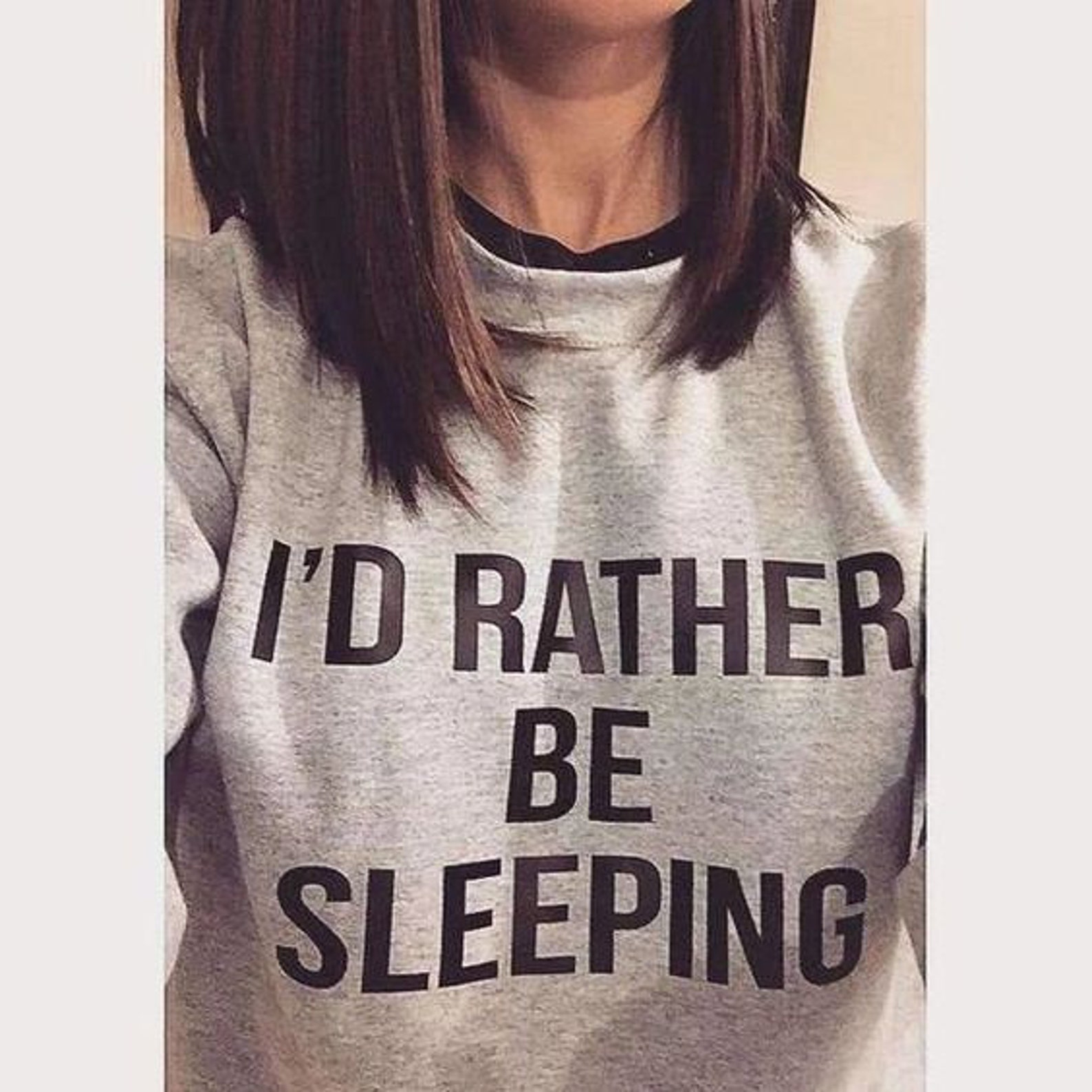I'd Rather Be Sleeping Unisex Sweatshirt Unisex Etsy