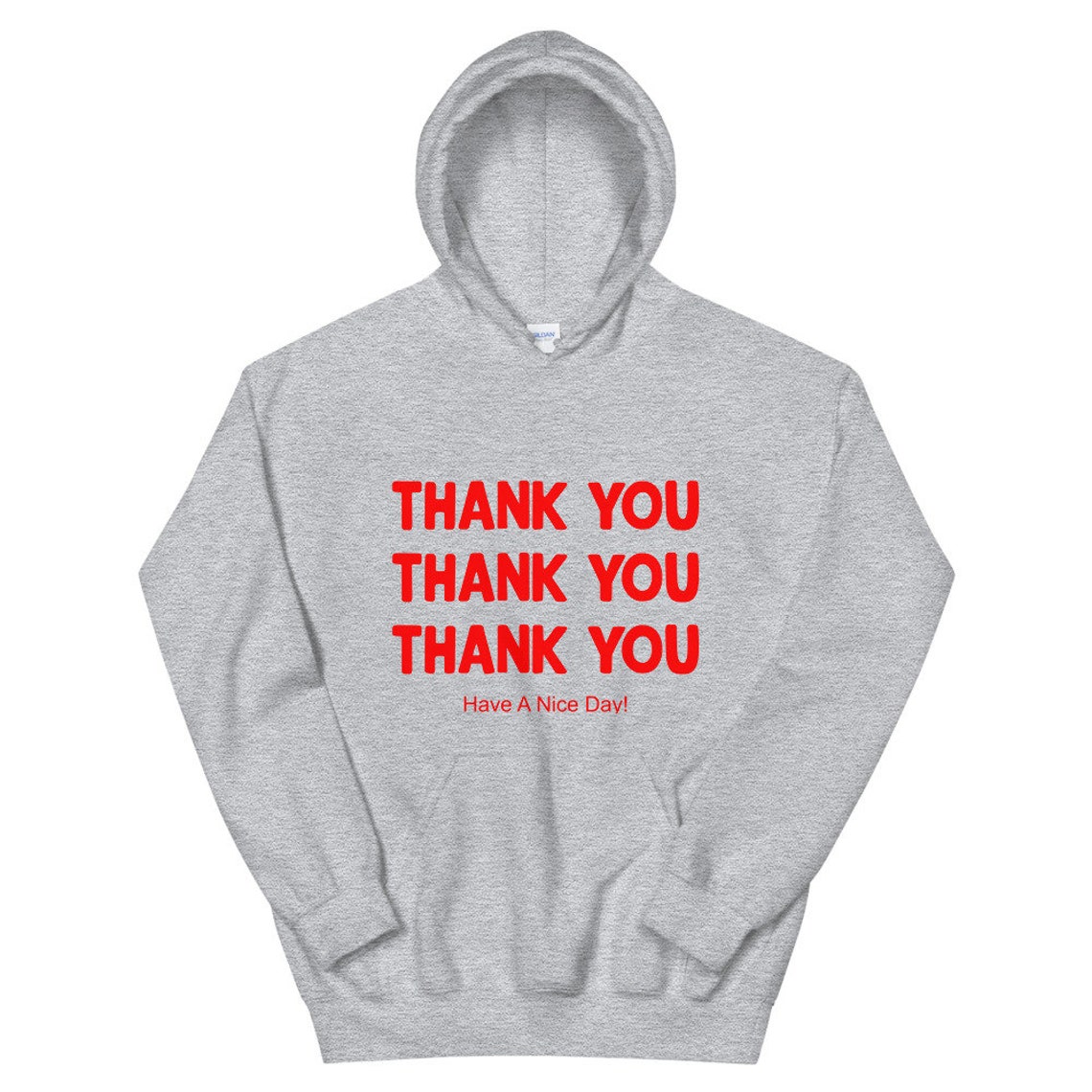 Thank You Unisex Hoodie Oversized Hoodie Tumblr Clothes Off | Etsy