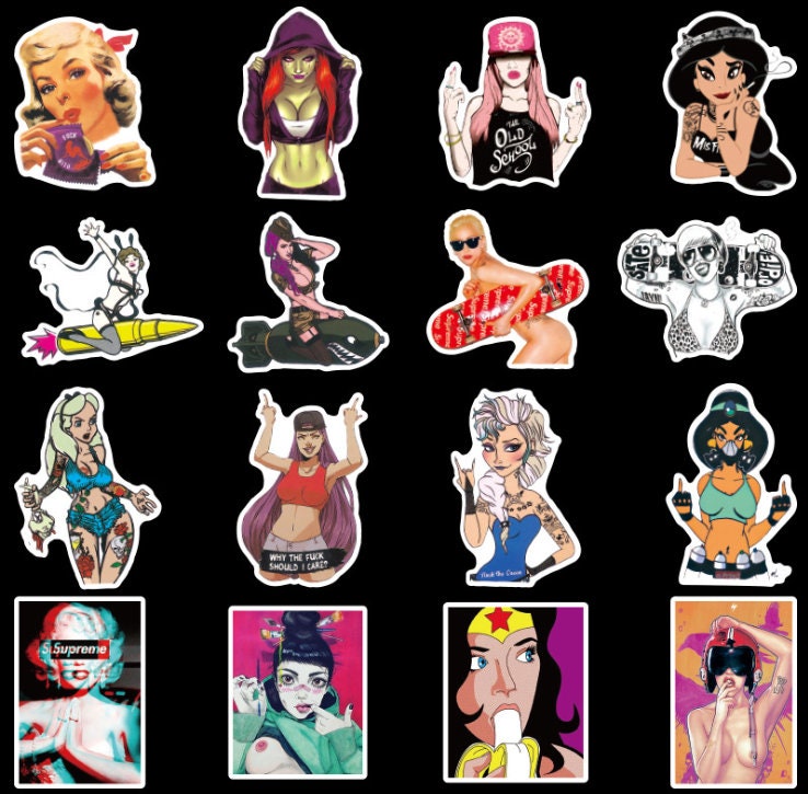 Paquetes de pegatinas de belleza sexy pegatinas de vinilo Etsy