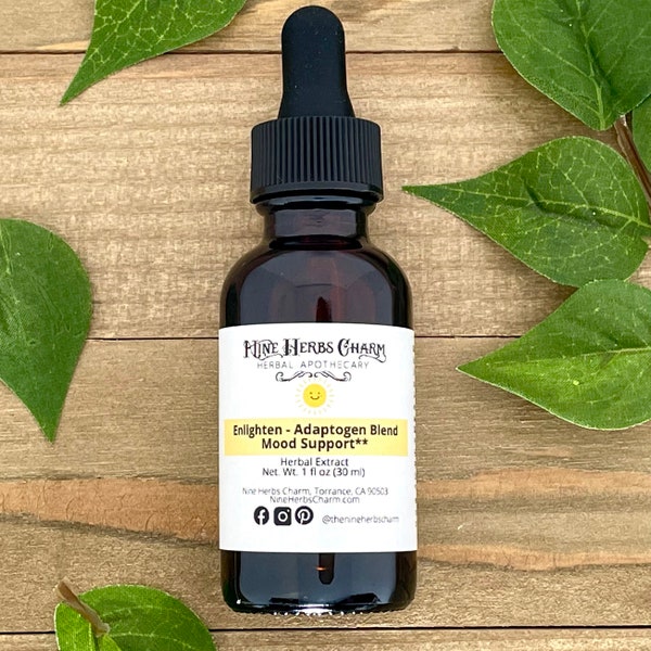 Adaptogen Blend, Anxiety Tincture, Stress Relief Gift, Ashwagandha Tincture, Calming Herbal Tincture, Depression Tincture, Stress Gift