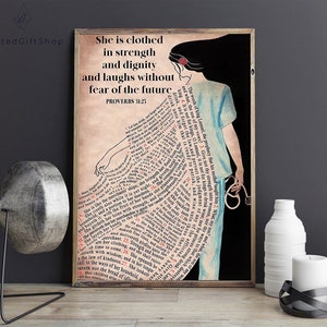 Nurse poster/ Home Decor Wall Art/Gift for Nurse/Vintage Nurse Poster/ Poster for nurse