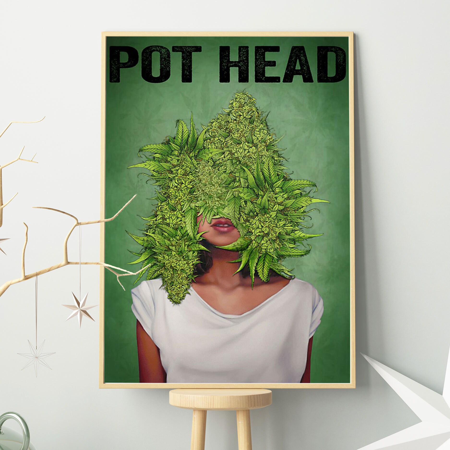 Pot Head Poster/cannabis Poster/ Vintage Cannabis Etsy UK