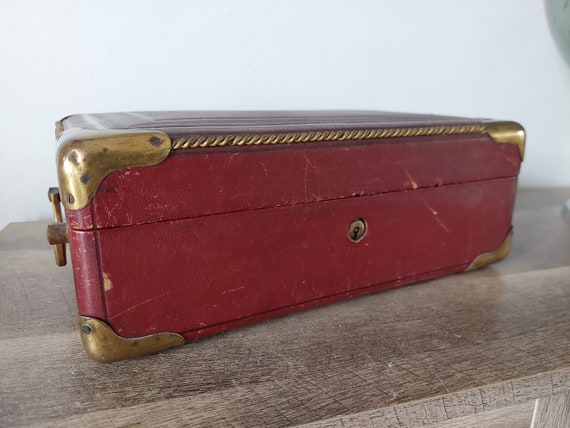 Jolie Boîte à Bijoux Ancienne En Régule - Parfaite Pour Ranger Vos Trésors