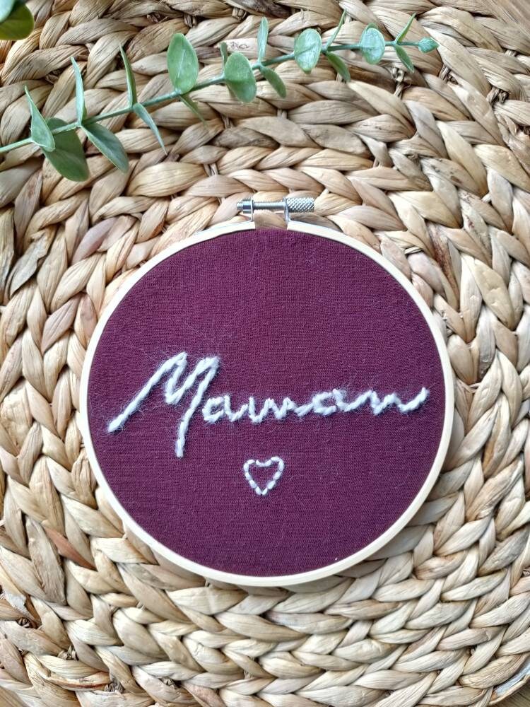 Tambour Brodé Maman