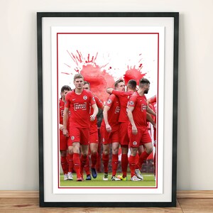 Larne FC 2019/20 - Irish League Football Northern Ireland Art Print