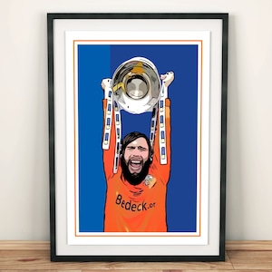 Glenavon - Gary Hamilton Irish Cup - Irish League Football Northern Ireland Art Print