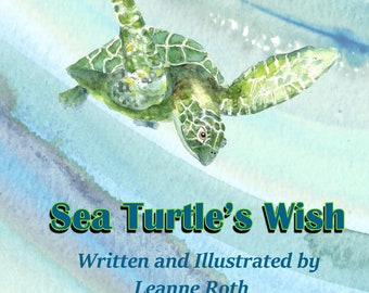 Sea Turtle's Wish Hardcover Book and Craft