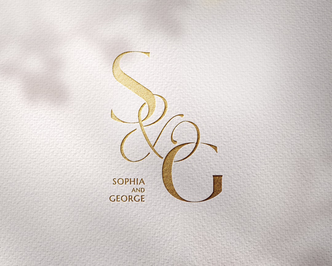 Elegant Monogram Logo, Modern Wedding Monogram Logo, SVG, Monogram ...