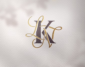 3 Letters color Wedding Monogram , 3 letters  Logo, 3 letters colorful wedding logo SVG, Digital Download, personalized