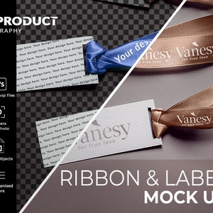 Lint Label MOCKup, PSD-label mockup, lint met logo mockup, kaart mockup, bruiloft stationaire mockup