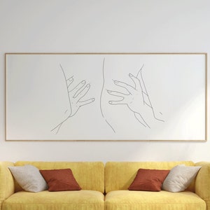 Abstract Couple Line Art Romantic Poster Couple One Line Art Body Couple One Line Drawing Love Line Art Love Print Hugs Line Art Minimalist