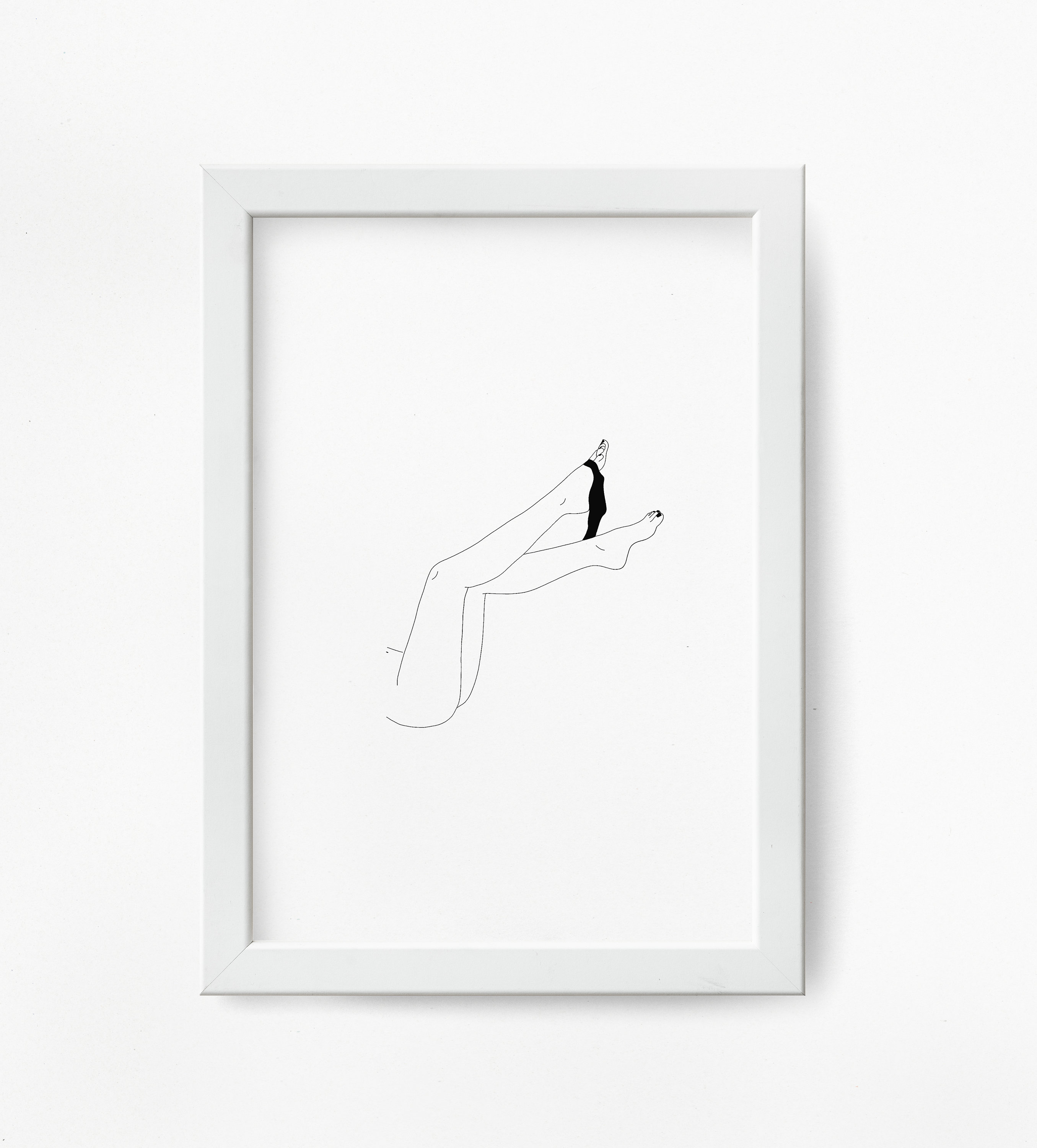Sexy Woman Legs Line Art | Female Legs Minimalist poster, Sexual Pose décor, Sketch Art Woman legs, Get Naked Prints, Female Figure Sketch,