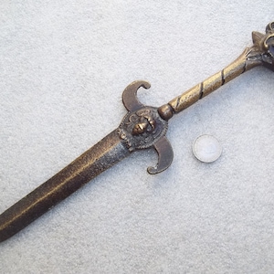 Antike Bronze viktorianische Kopie eines mittelalterlichen Messers
