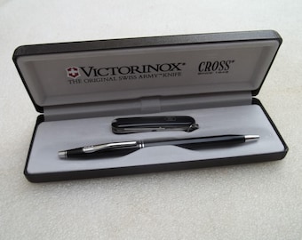 Vintage Cross & Victorinox Pen Set