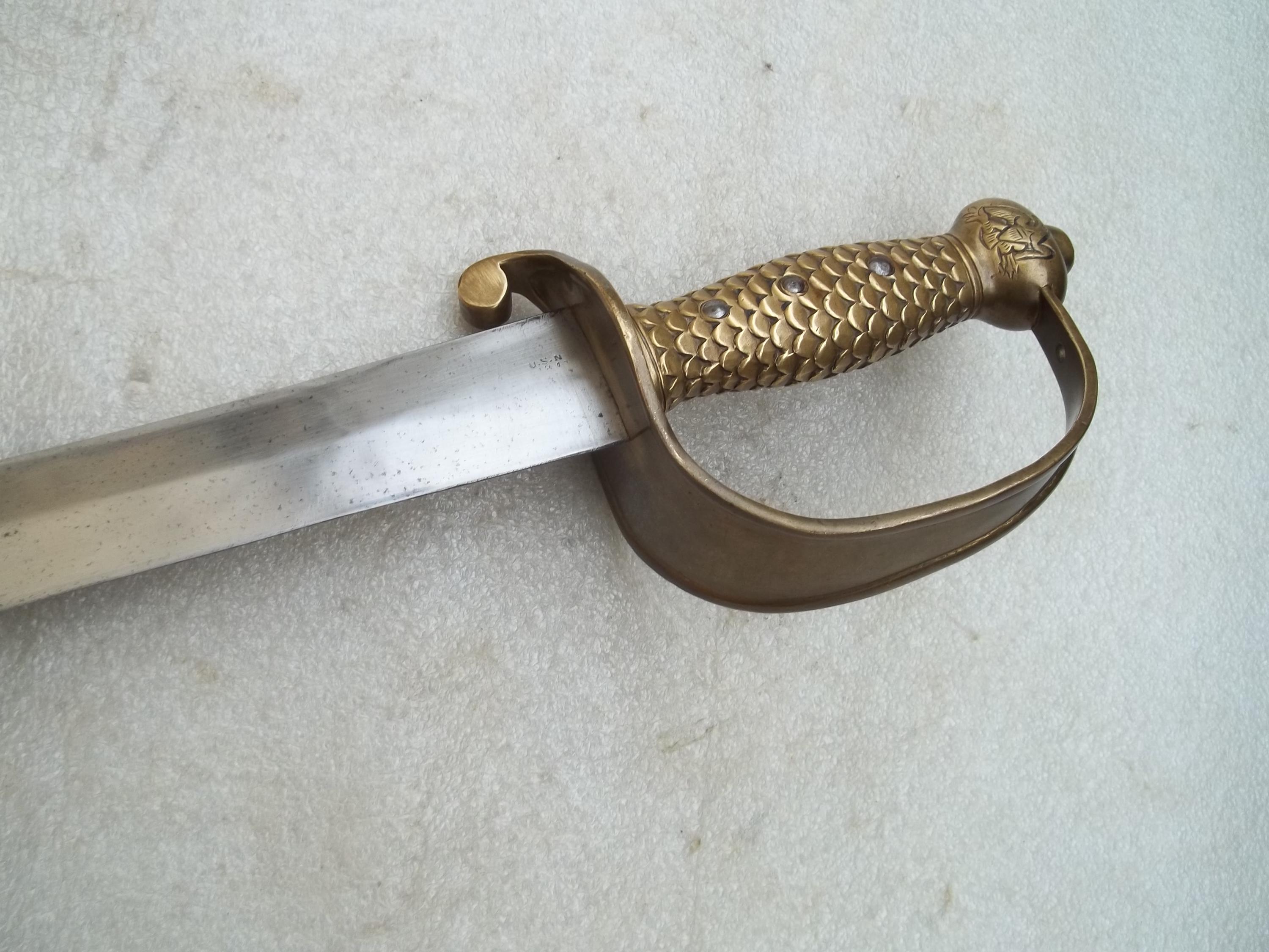 Cutlass Pattern Antique USN 1841 Pattern Cutlass - Etsy