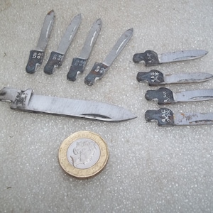 Antique New Old Stock Nowill/Rodgers Penknife Blades x 9