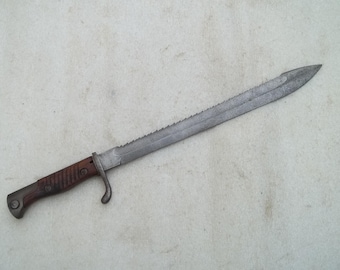 Antique WW1 German JH Becker Butcher Knife