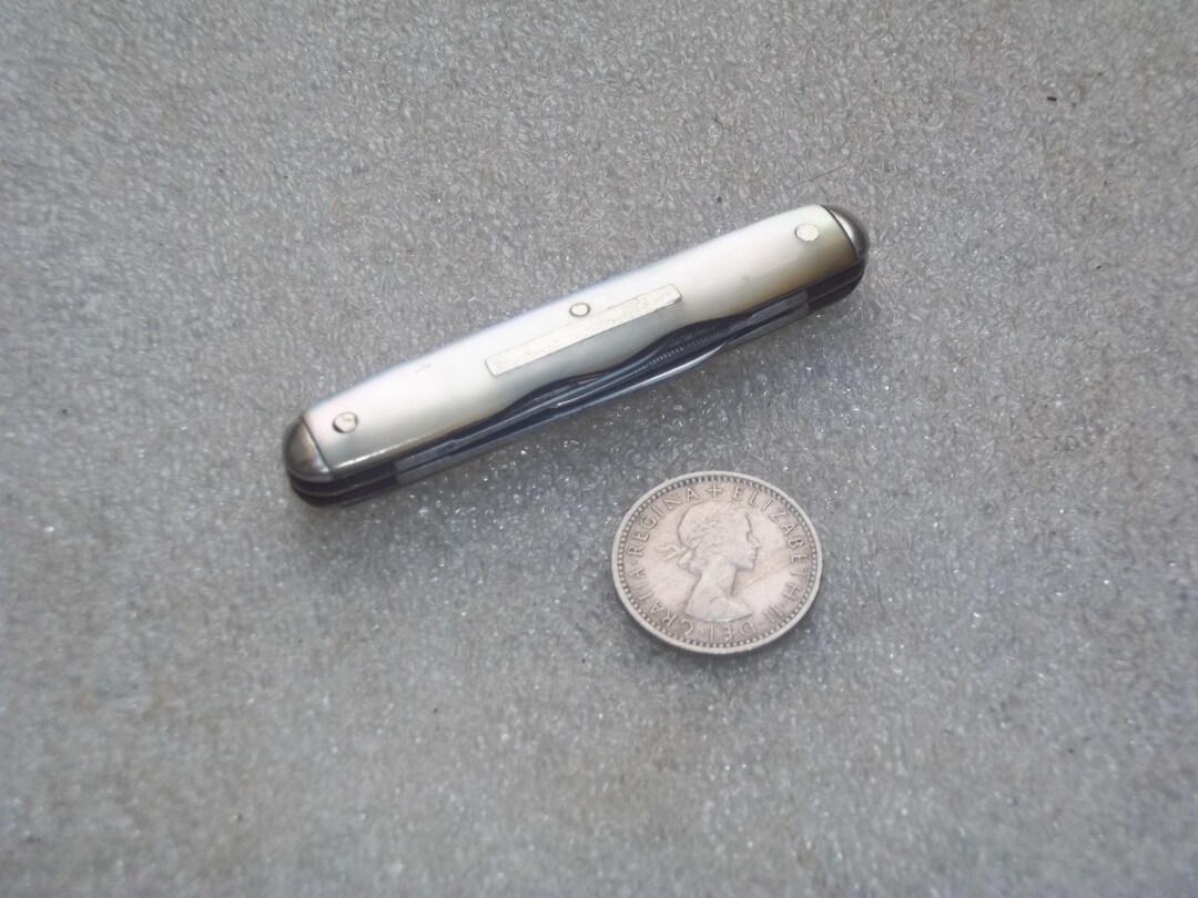 Antique Gleave Mother of Pearl Penknife - Etsy