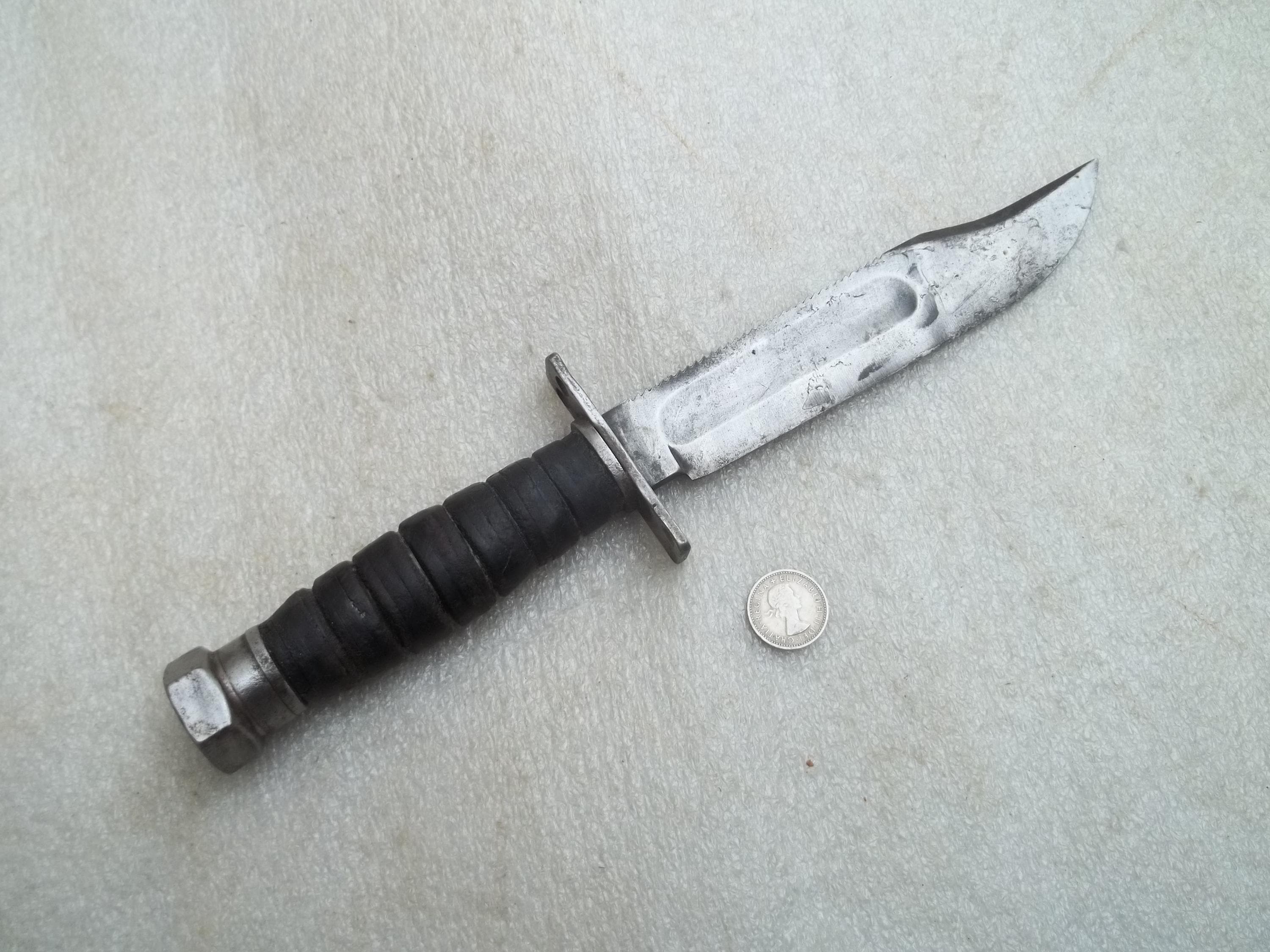 希少初期型　カミラスナイフ　レザーシース付き Vintage camillus knife - Etsy 日本