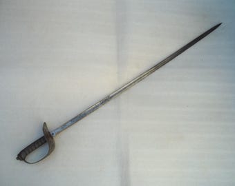 Antique 1895 Pattern Piquet Weight Officers Sword