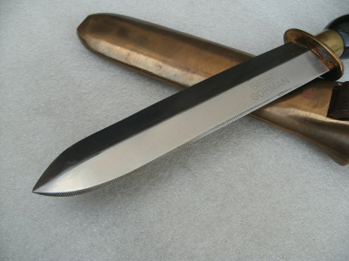 Vintage Siebe Gorman Divers Knife Etsy
